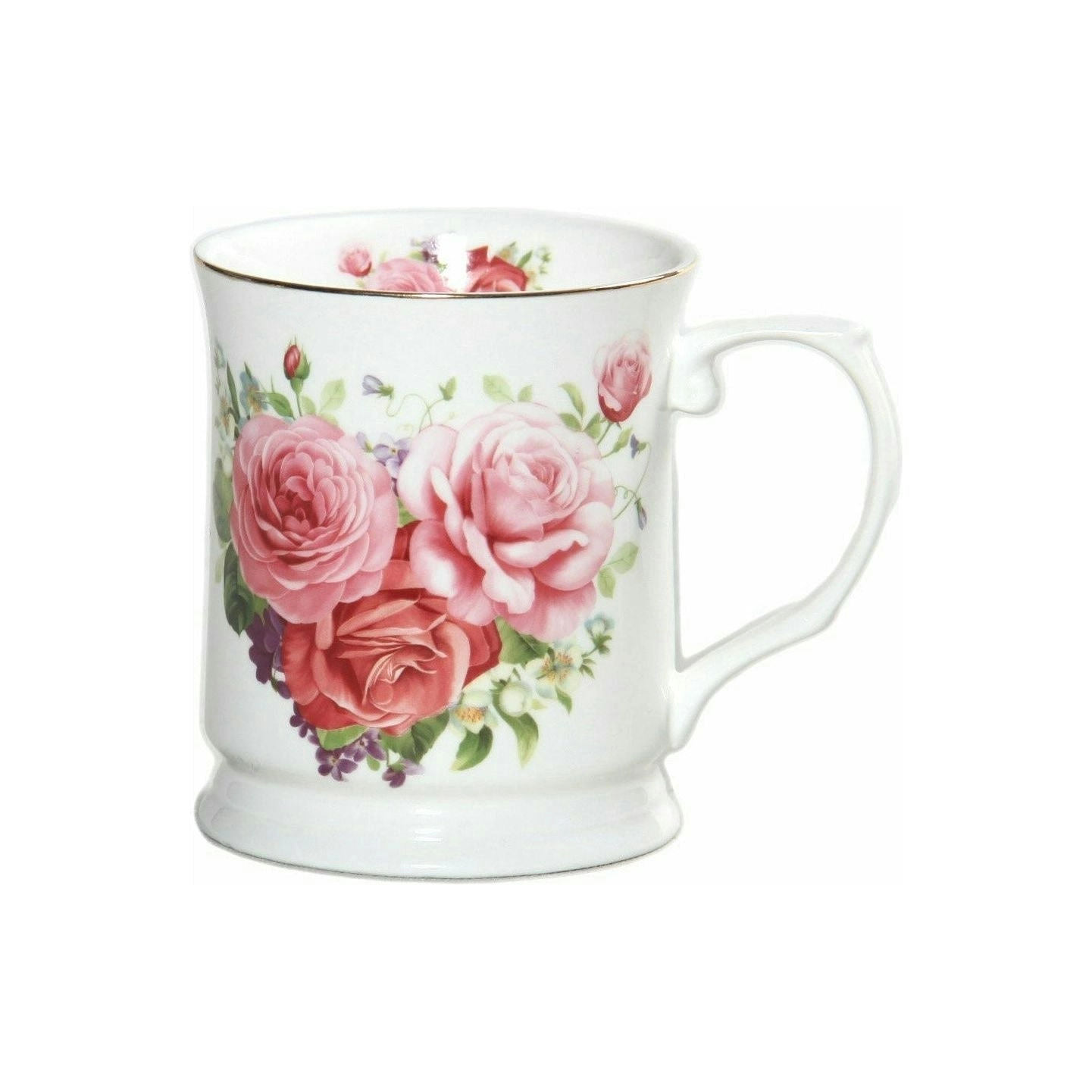 Pink Rose Fine Bone China - Mug