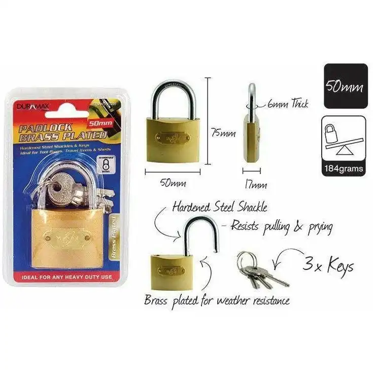 Brass Plated Padlock