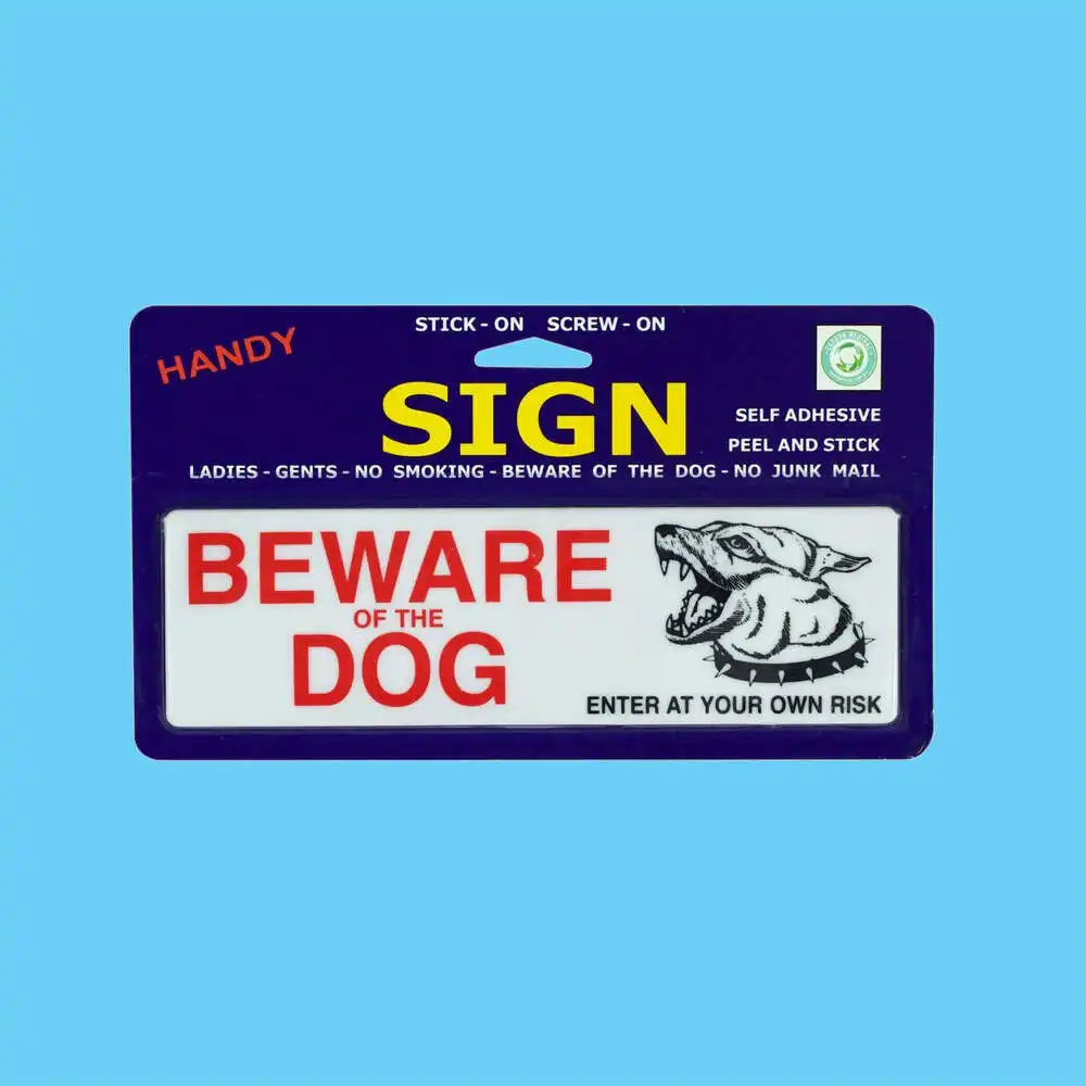 Sign Beware of The Dog - Medium