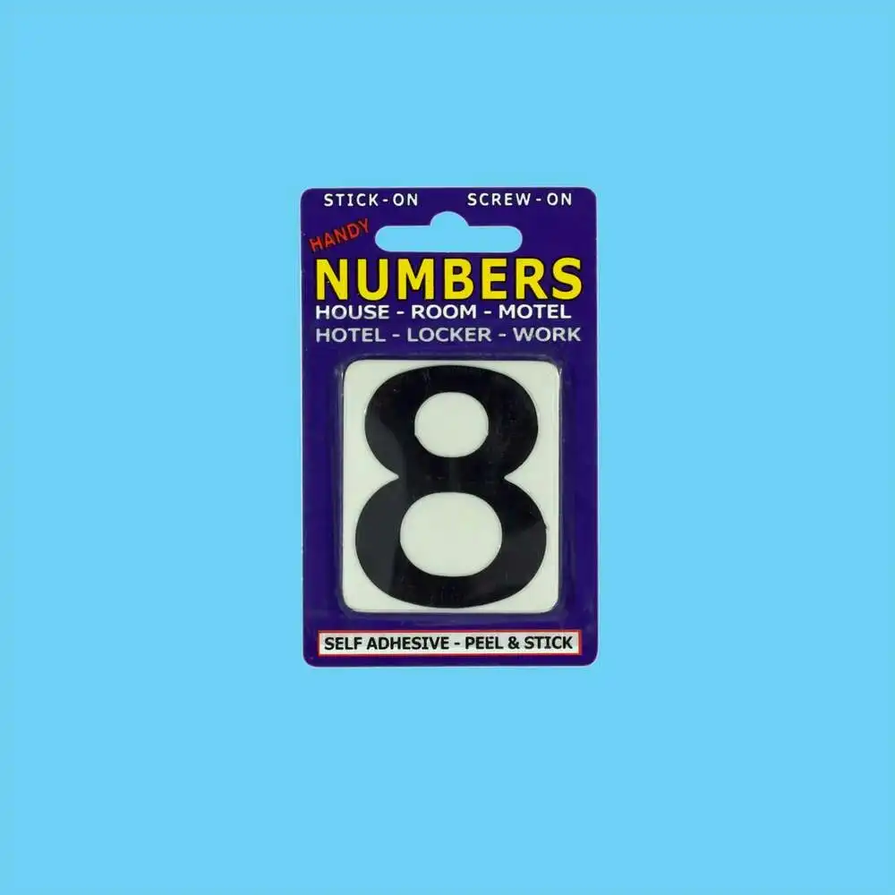 Numbers NO.8 White and Black