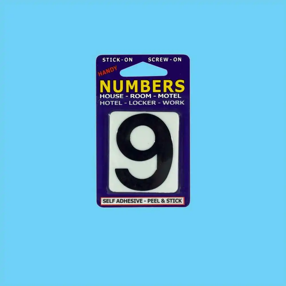 Numbers NO.9 White and Black