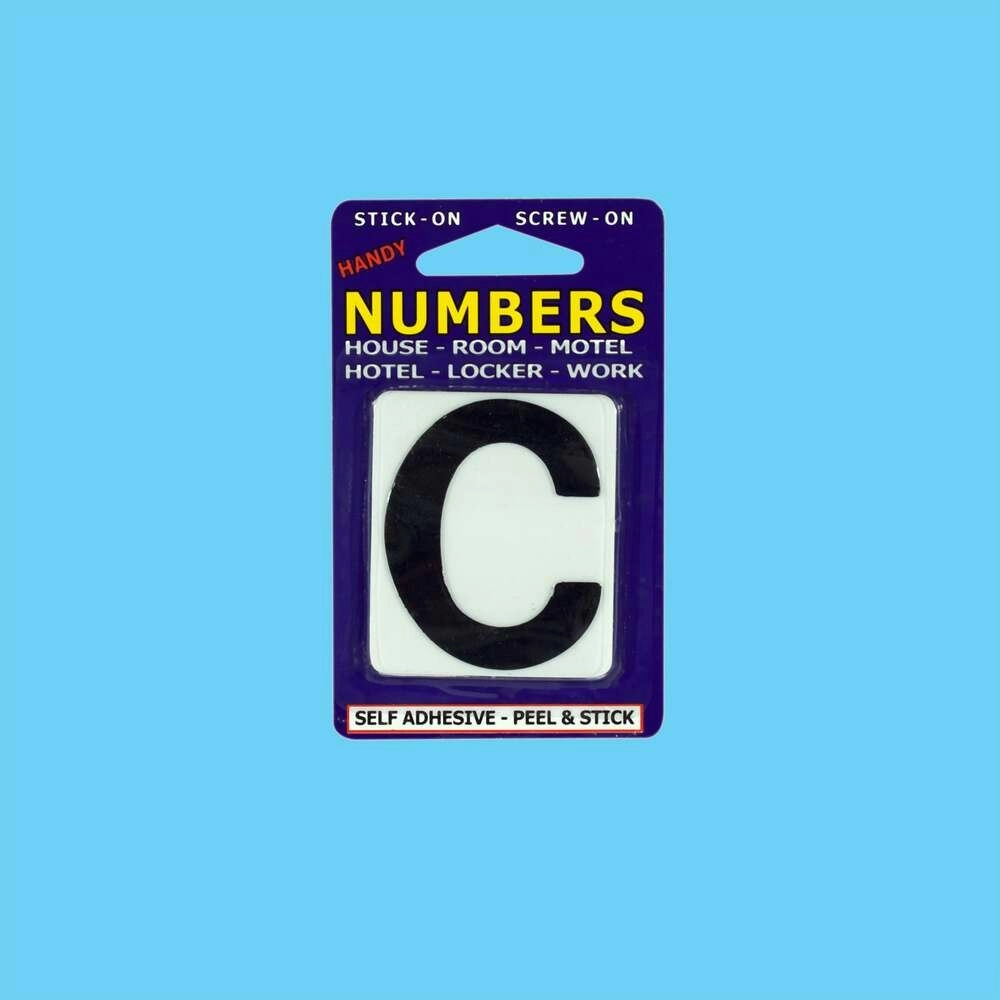 Numbers NO.C White and Black