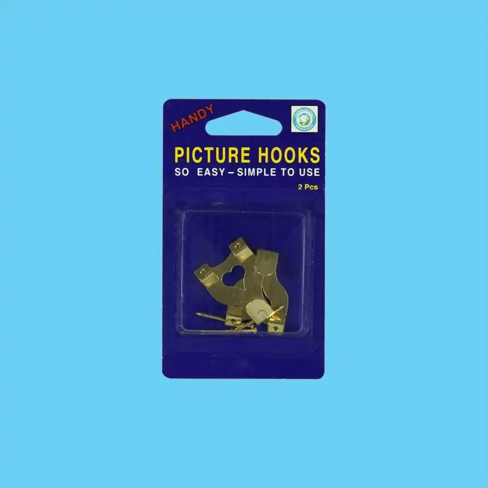 Picture Hooks - Brass Plated