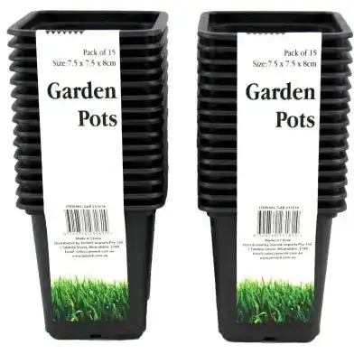 Plastic Square Garden Pots - Small