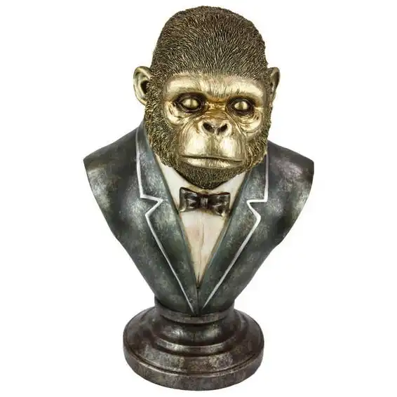 Gorilla Bust with Tuxedo