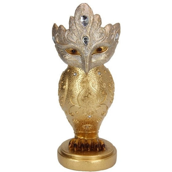 Mystical Gold Jewelled Owl