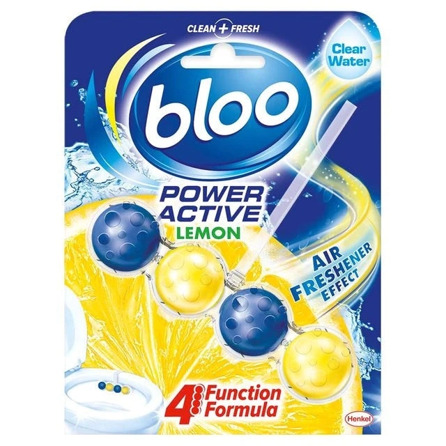 Bloo Power Active Toilet Rim Block - Lemon & Mint