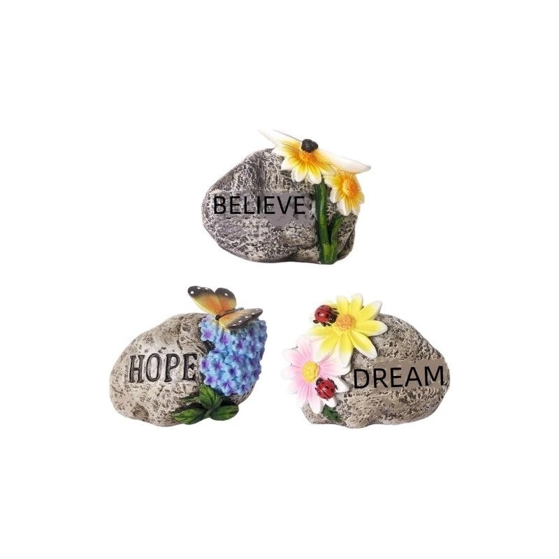 Nature Garden Rock With Words