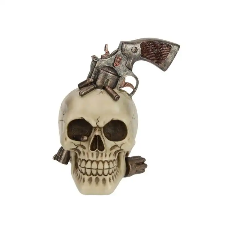 Skull With Gun In Head