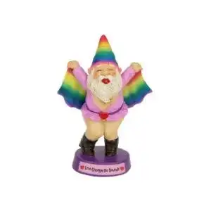 Rainbow Love Gnome