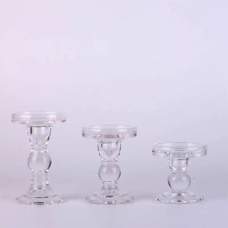 Glass Candle Holder Large