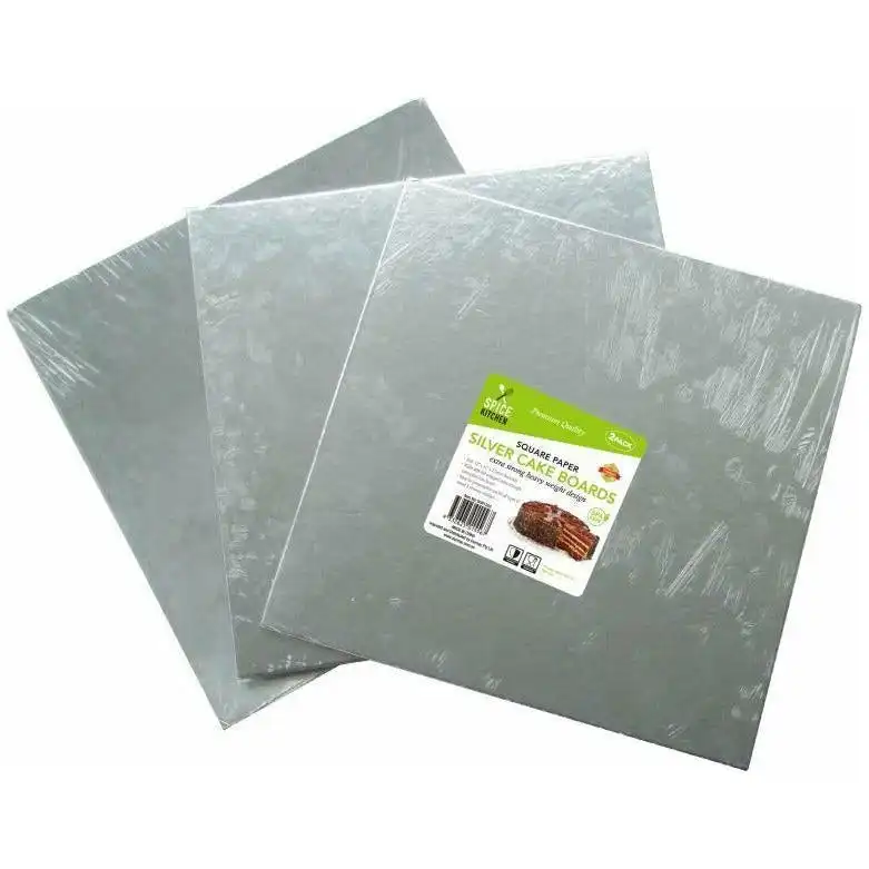 Cake Boards Square - Silver