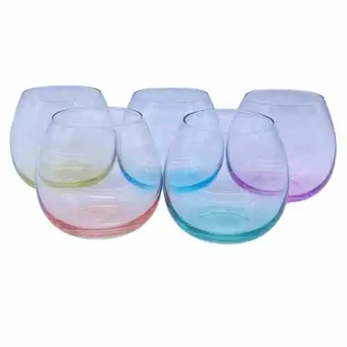 Glass Tumbler Coloured