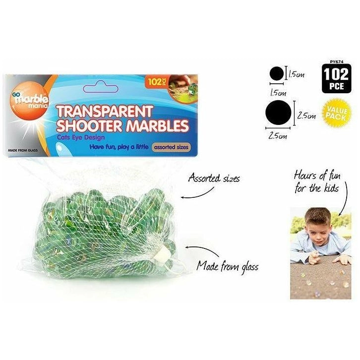 Transparent Glass Shooter Marbles - DIDNT MIGRATE