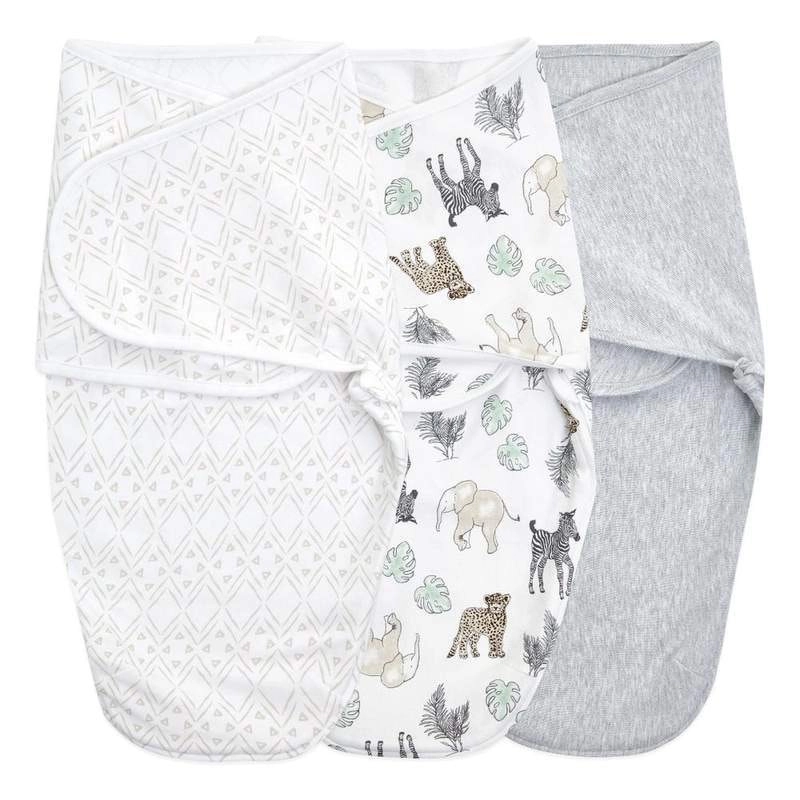 Essentials wrap swaddle 3pack - Toile 0-3 months