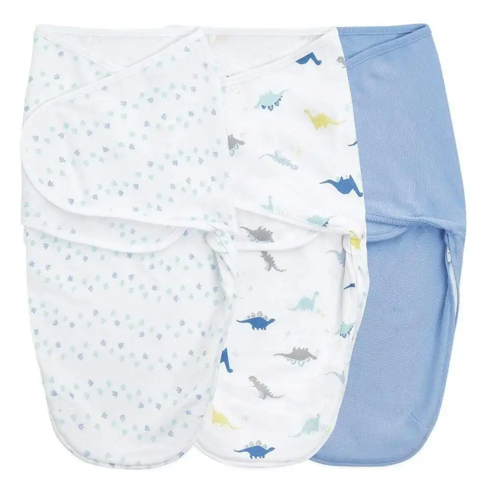 Essentials wrap swaddle 3pack - Dino Rama 0-3 months S/M