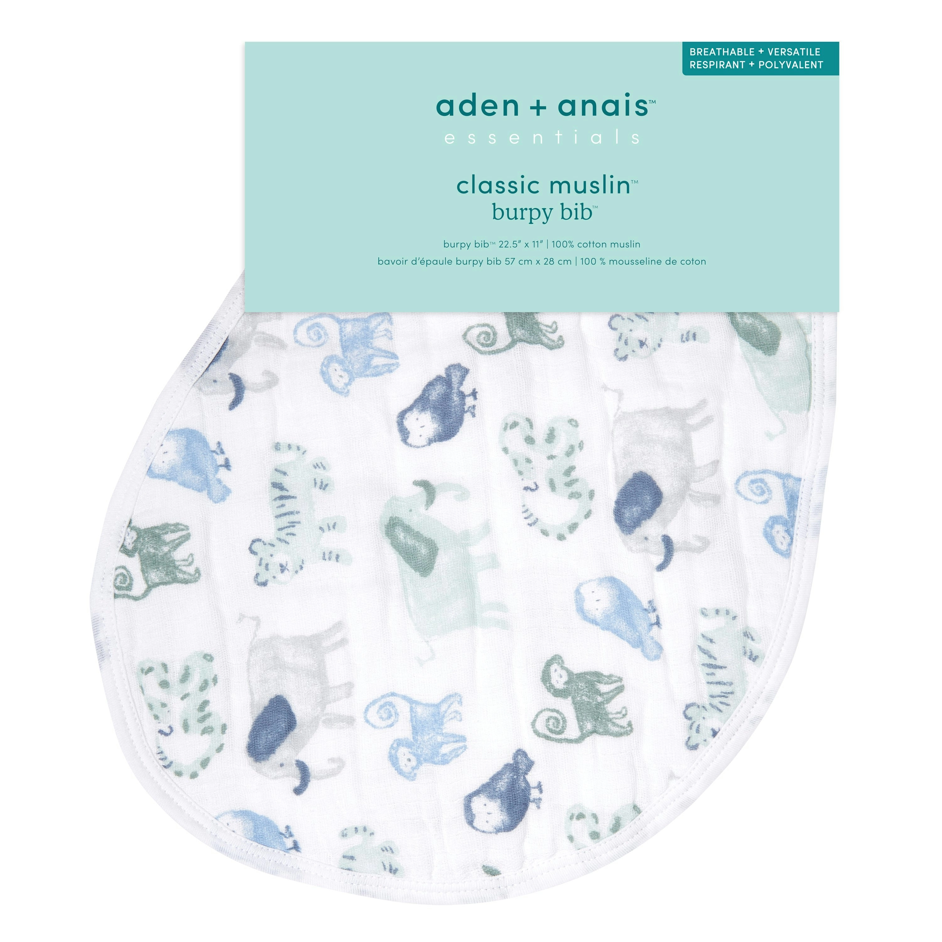 Aden + Anais time to dream ESSENTIAL CLASSIC single burpy bib