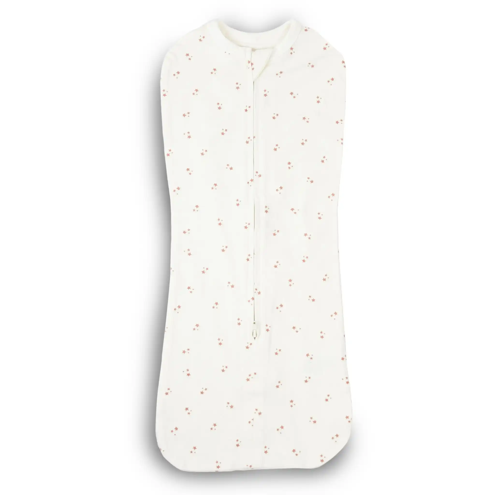 babystudio Pink Stars - BCI Cotton Swaddle Pouch