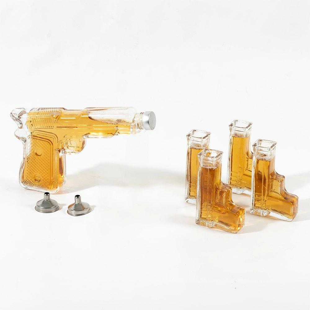 Refined Gifts Pistol Decanter Set