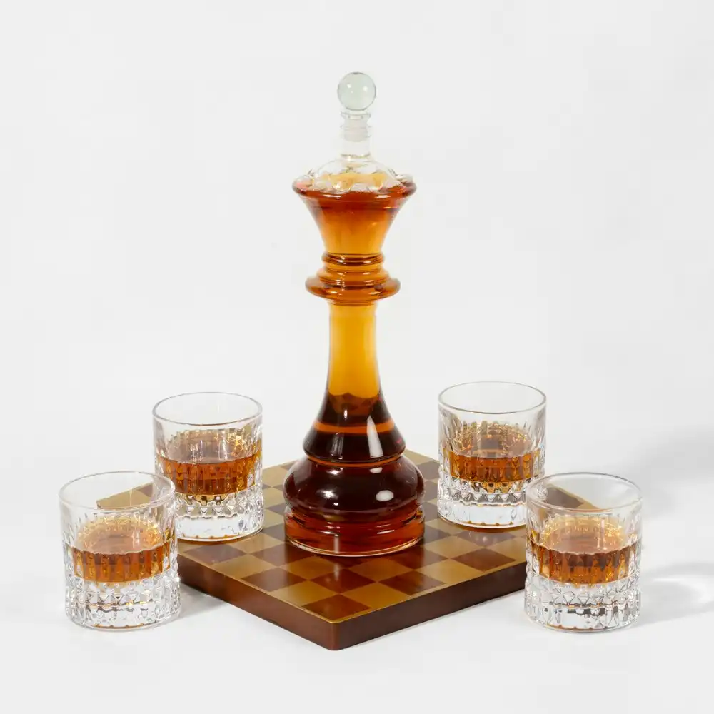 Refined Gifts Chess Decanter Set