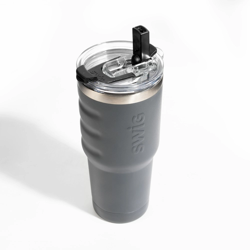 Swig Ultra Grip Charcoal Tumbler 590mL