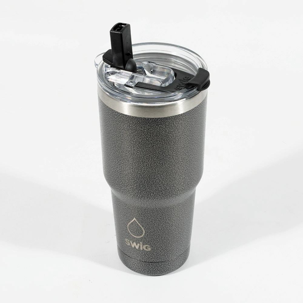 Swig Hammertone Grey Tumbler 590mL