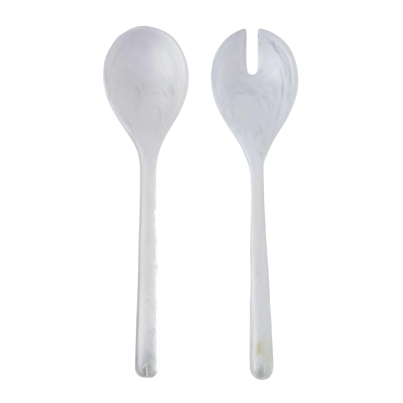 Grand Designed Aerial Salad Servers -White 29X6X2cm