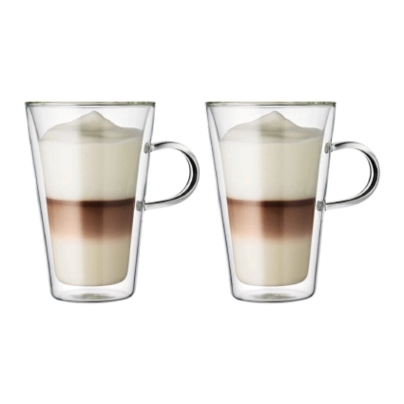 Bodum Canteen Double Wall 400ml Large Cup with Handle 2 Piece Set