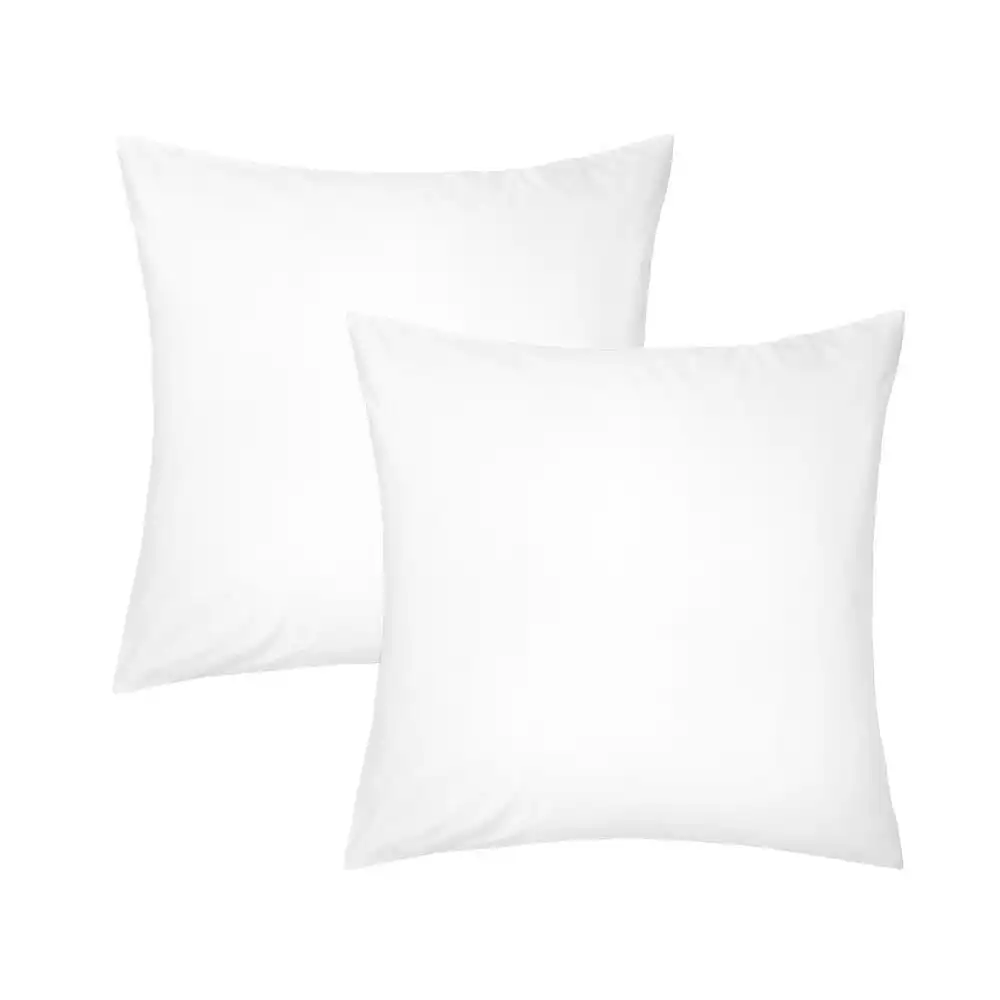 Linen House Augusta White European Pillowcase Set