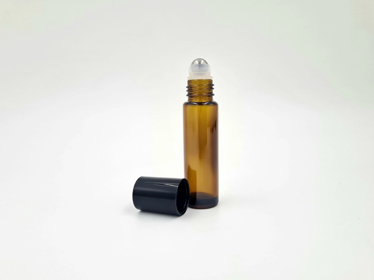 Glass Roller Bottle 10ml - Amber