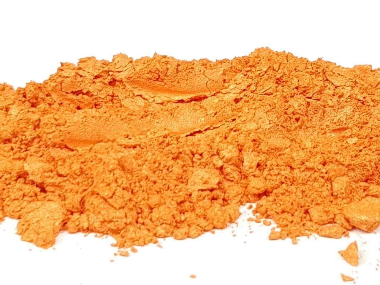 Mica Pigments - Satin Orange Yellow