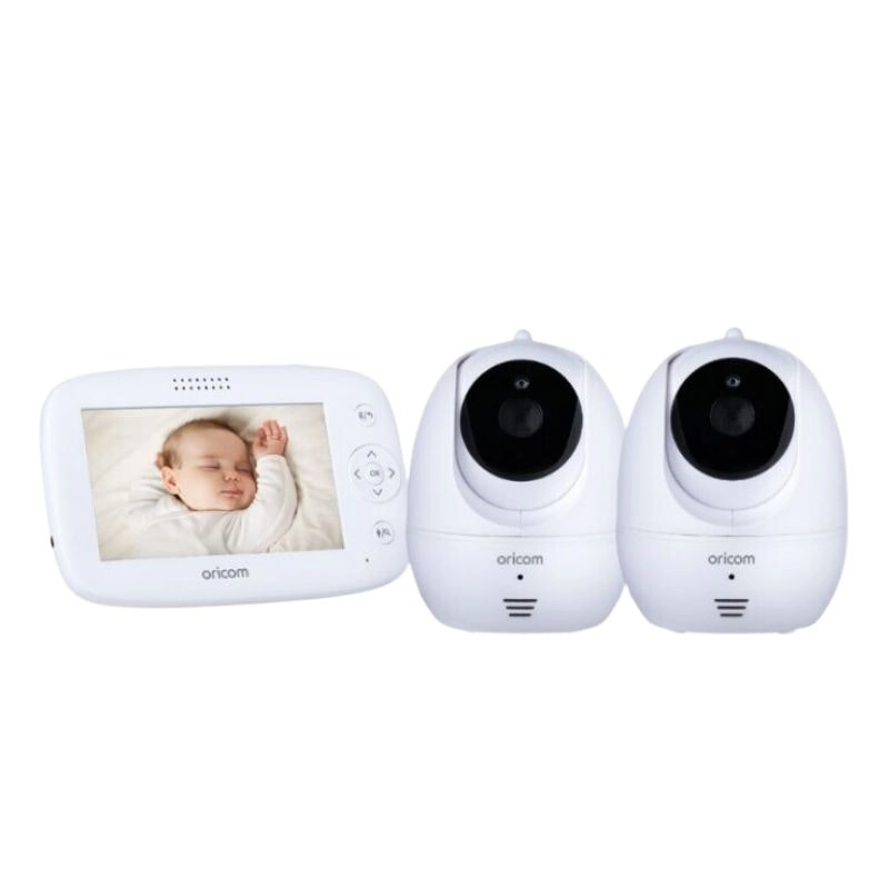 Oricom Secure SC745 Digital Video Baby Monitor with Motorised Pan Tilt Camera Twin Pack (SC745-2)