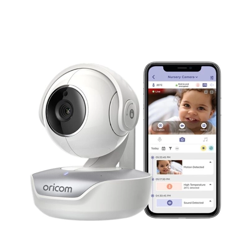 Oricom OBHPTZ Smart HD Video Baby Monitor with Motorised Pan Tilt