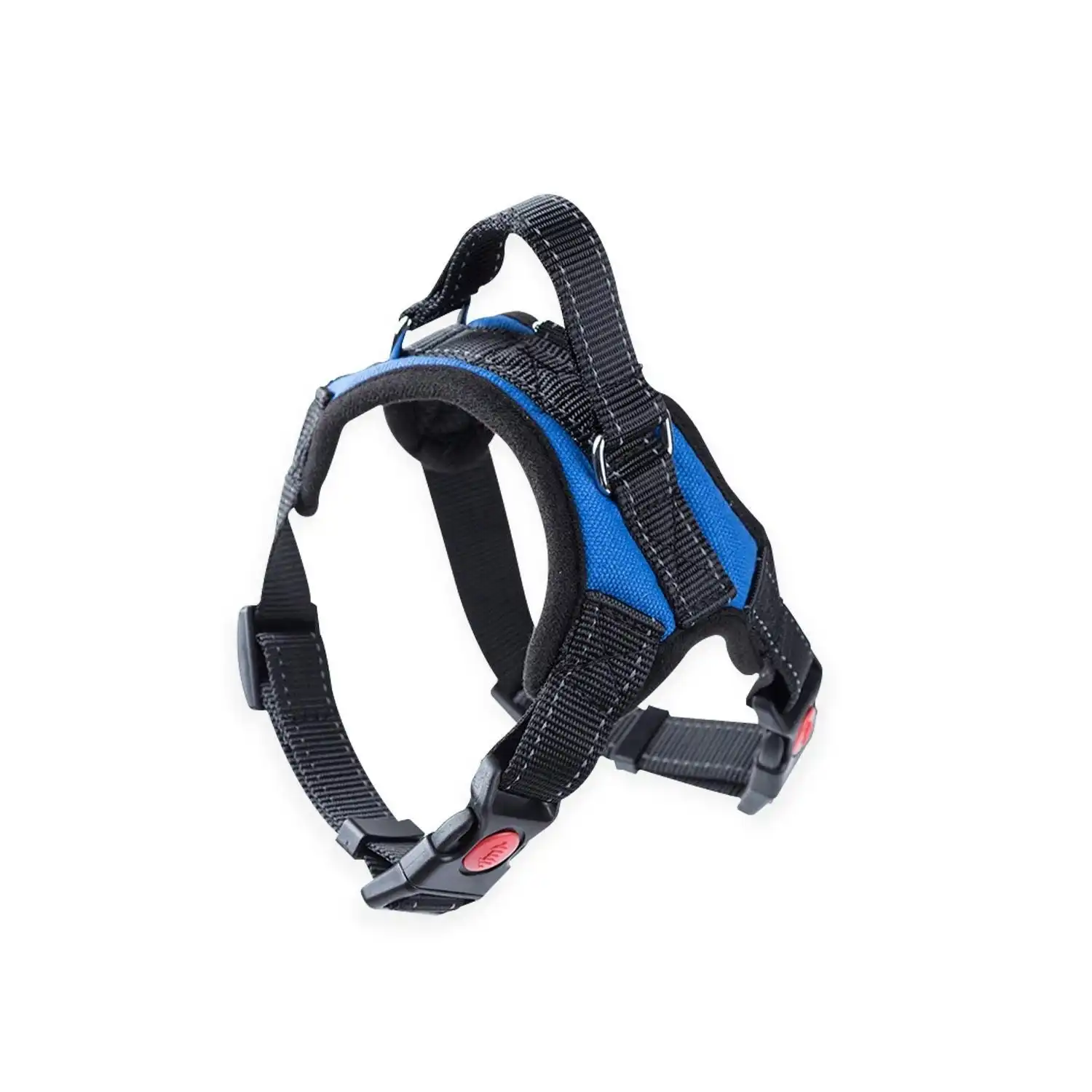 Floofi Dog Harness M Size (Medium, Blue)