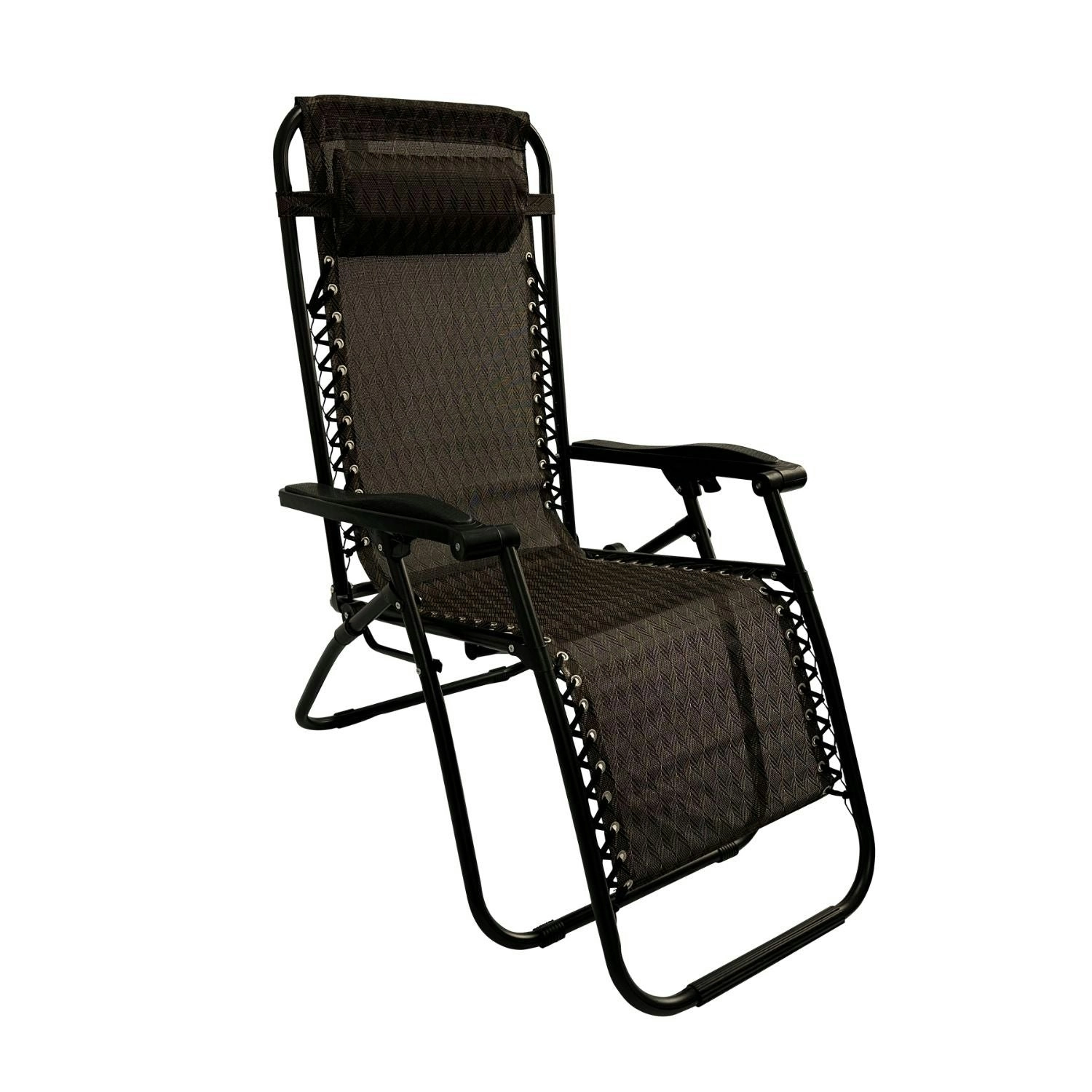 Kiliroo Outdoor Folding Reclining Camping Beach Chair with Breathable Mesh Argyle