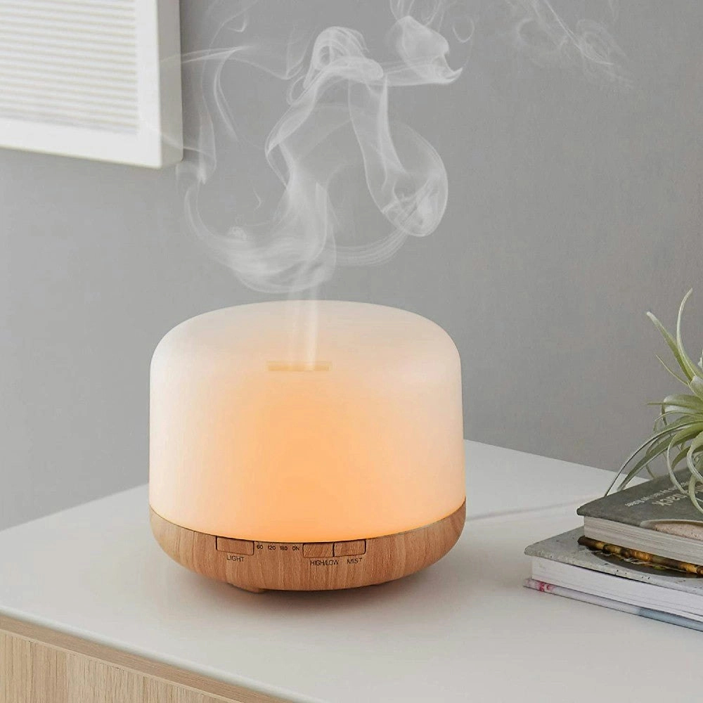 Gominimo 500ml 5 in 1 LED Aromatherapy Aroma Diffuser - Wood Base