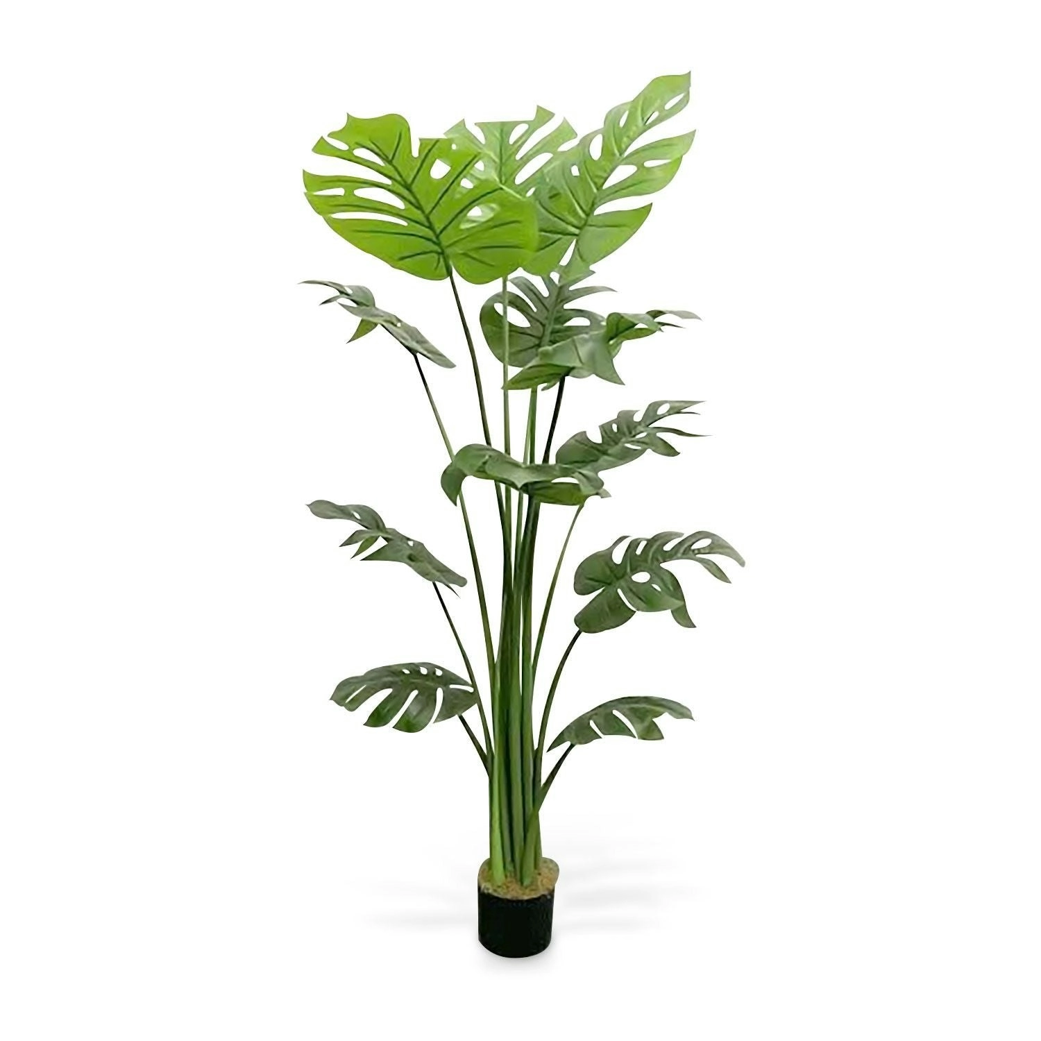 Gominimo Artificial Plant Monstera Polypropylene Plastics Fake Greens 150cm