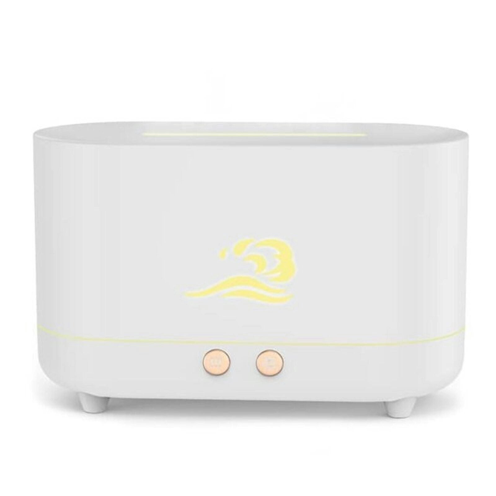 Gominimo Flame Humidifier Wind Essential Oil Diffuser Aromatherapy 225ml White