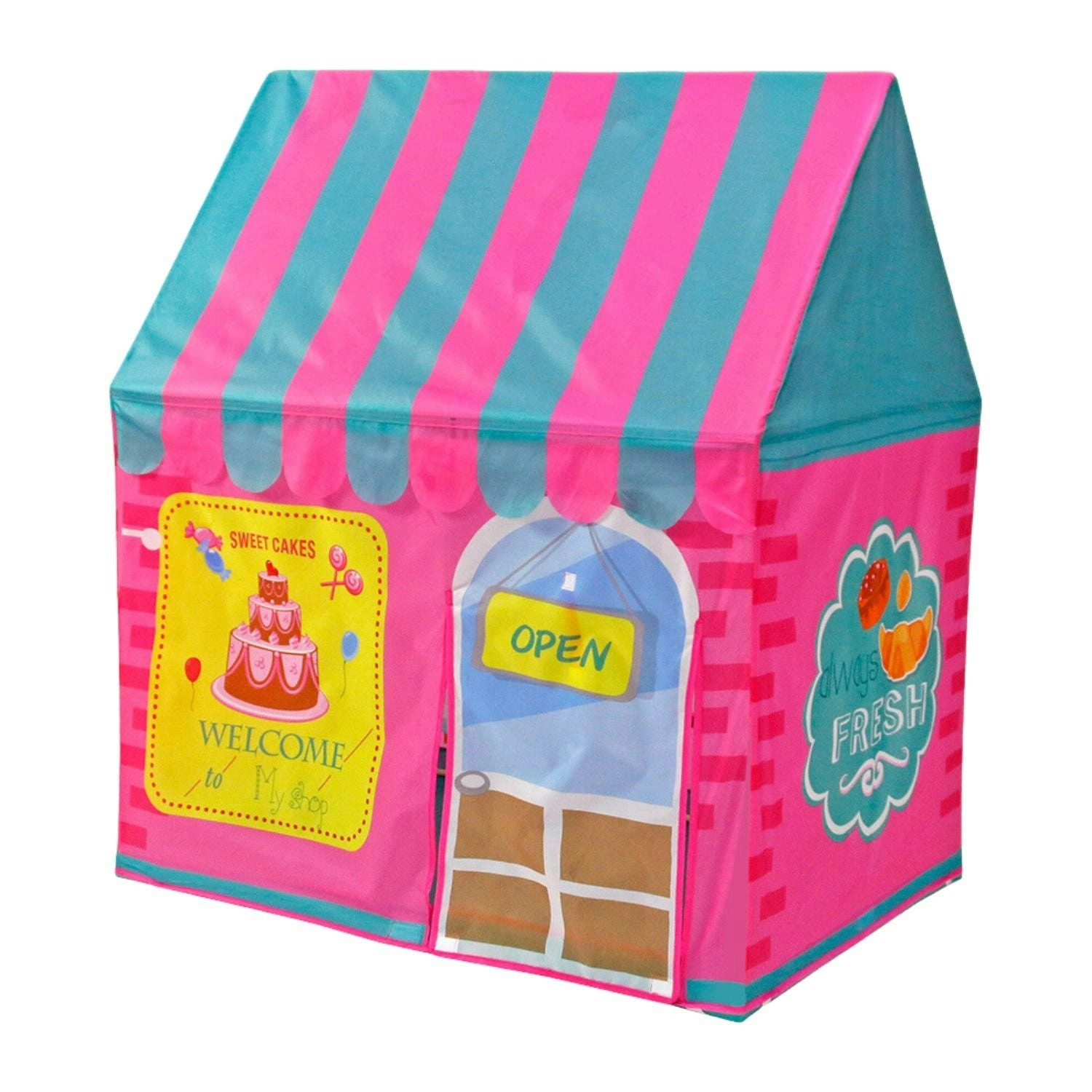 Gominimo Kids Play Tent Dessert House Toys Secure Stability Playhouse Pink