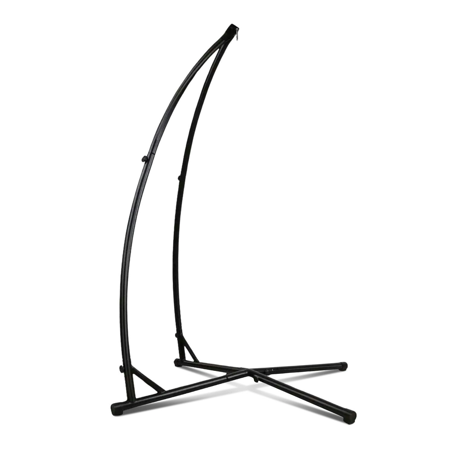 Noveden Heavy Duty Metal Frame Hammock Swing Chair Stand - Black