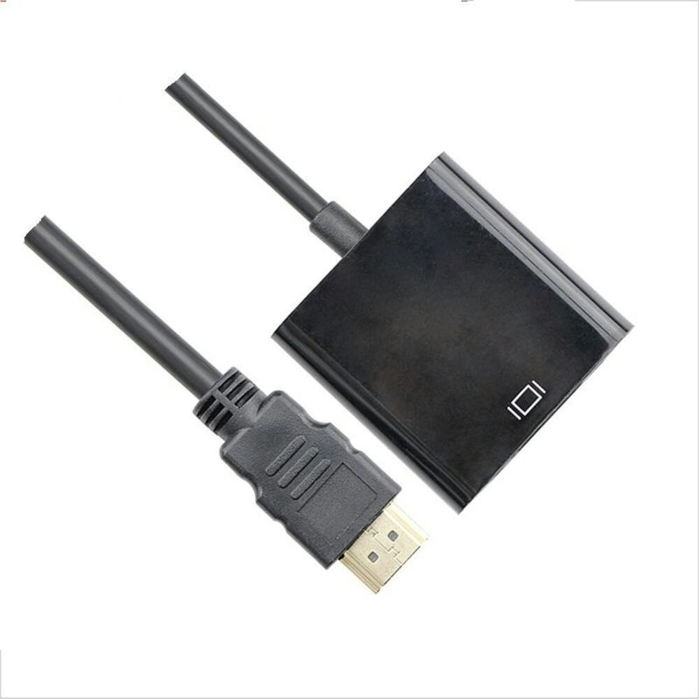 0.15M HDMI to VGA Adapter Cable Converter 1080p Video Built-in Chipset Vcom 15CM