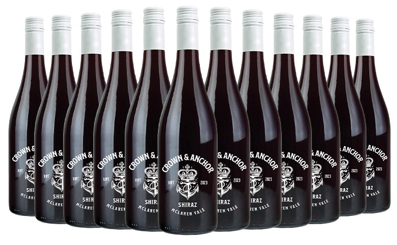 Crown & Anchor McLaren Vale Shiraz 2023 Dozen