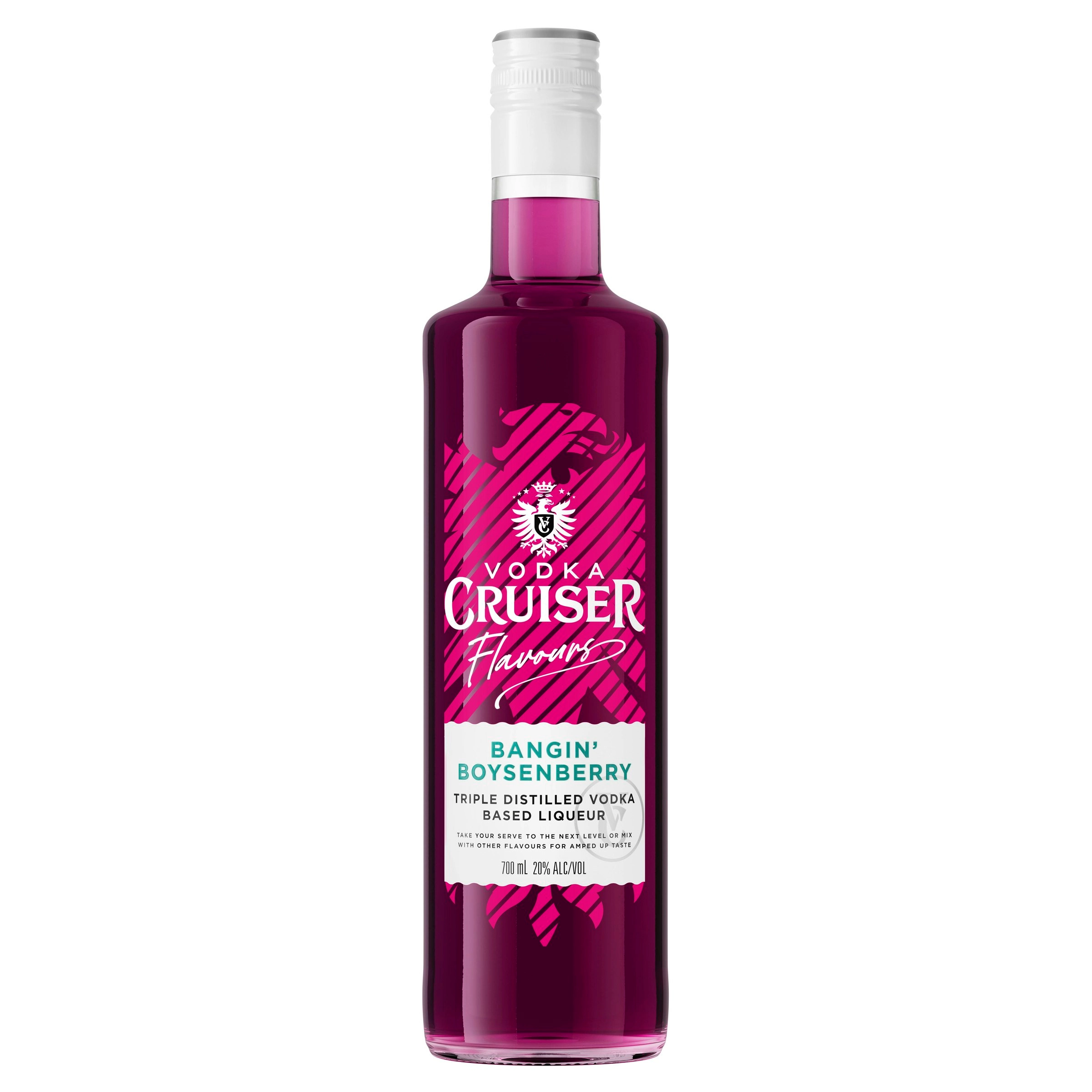 Vodka Cruiser Flavours Bangin Boysenberry 20% 700mL Bottle