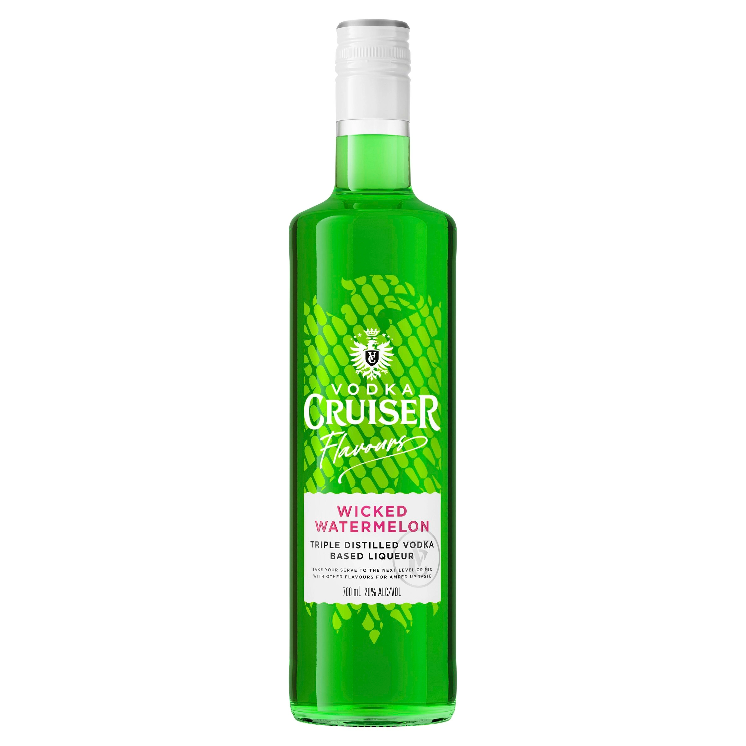 Vodka Cruiser Flavours Wicked Watermelon 20% 700mL Bottle