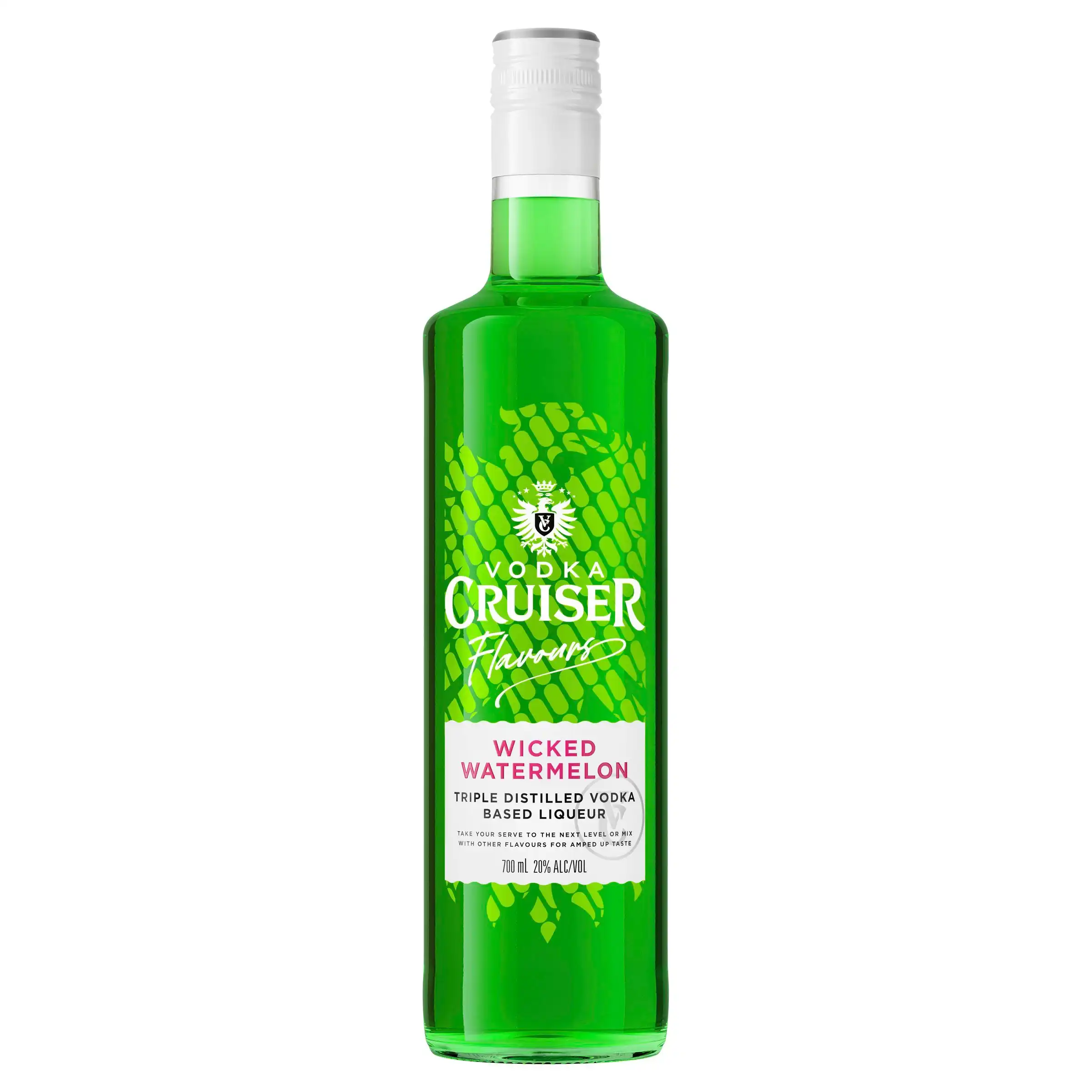 Vodka Cruiser Flavours Wicked Watermelon 20% 700mL Bottle