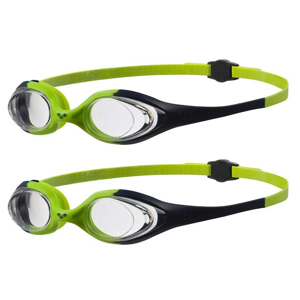 2PK Arena Spider JR Swimming Goggle Anti-Fog Adjustable Glasses Kids 6-12y Green