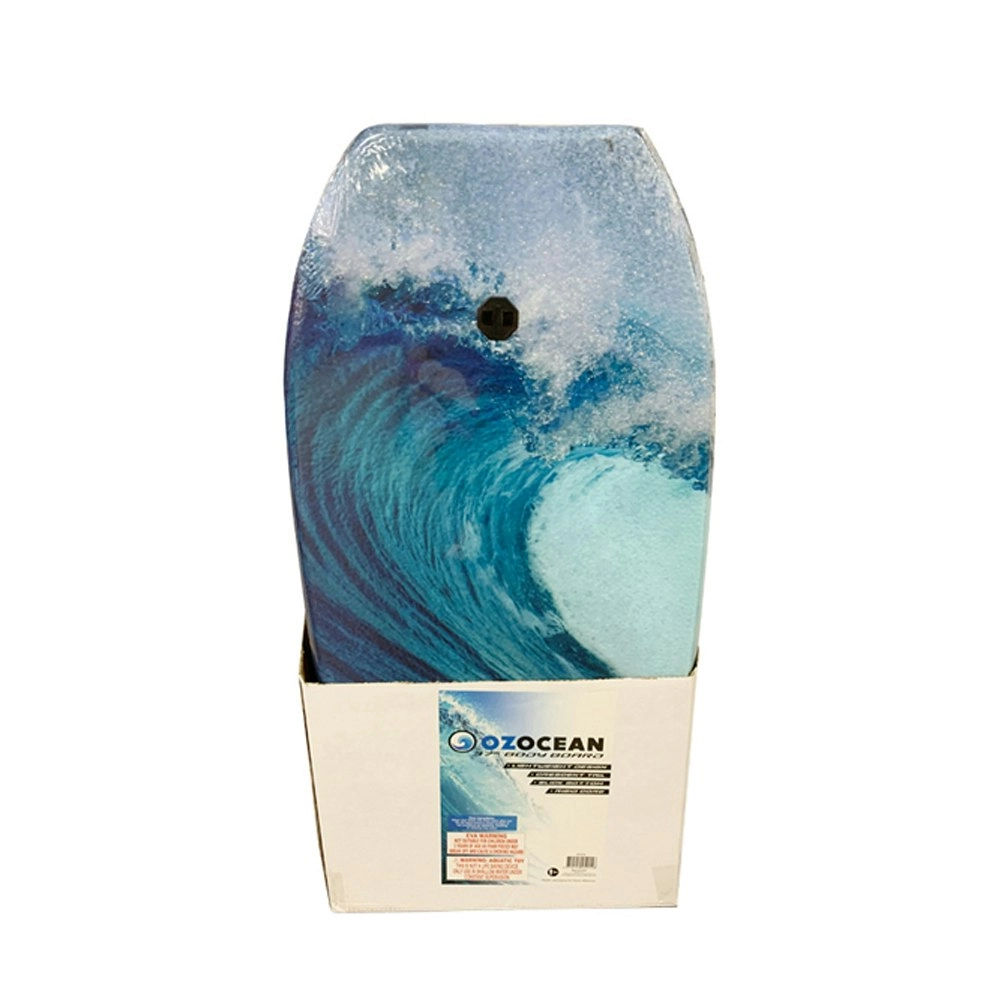 Oz Ocean Eps 91x46cm Bodyboard w/ Strap Beach Floater Kick Swim Board Assorted