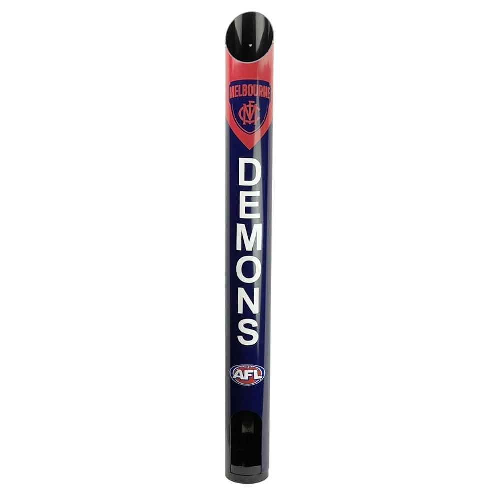 AFL Melbourne Demons Can Stubby Holder Dispenser Storage Wall Mountable 92x9cm