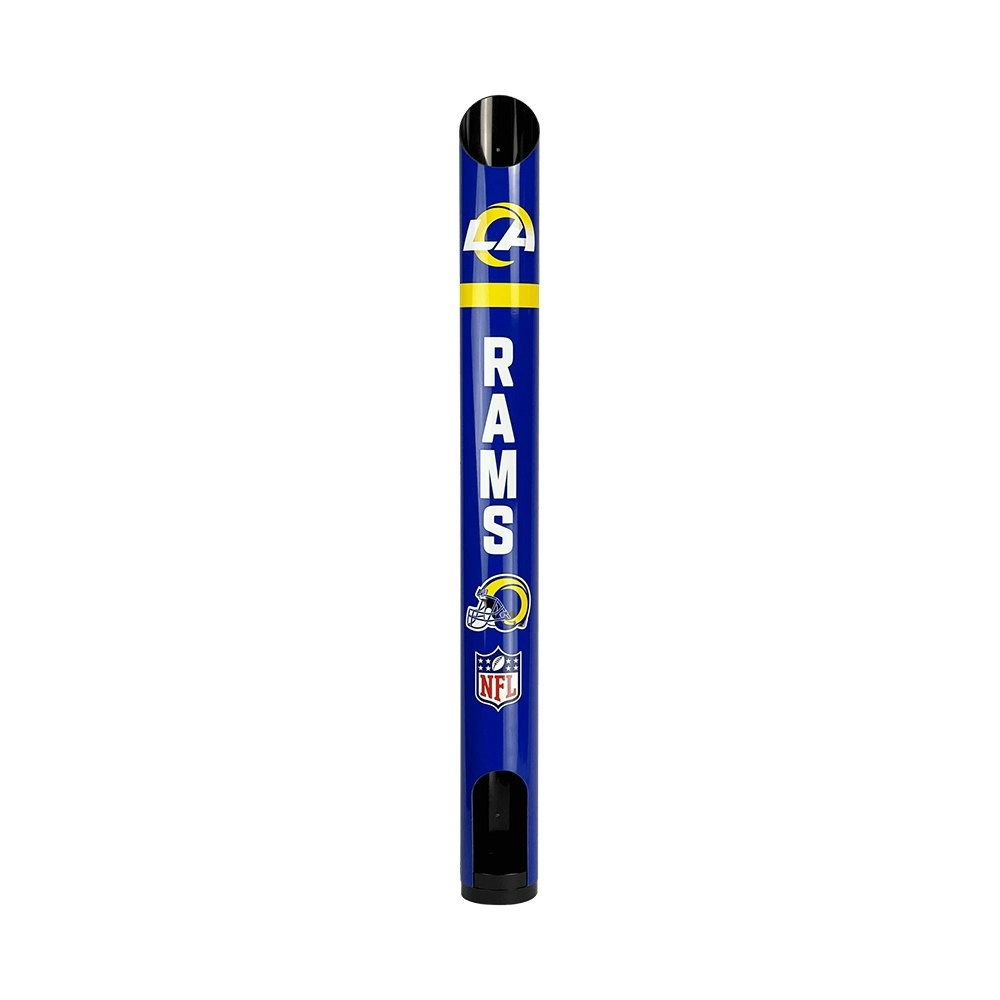 NFL Los Angeles Rams Stubby Holder Dispenser Storage Wall Mountable 90x9cm