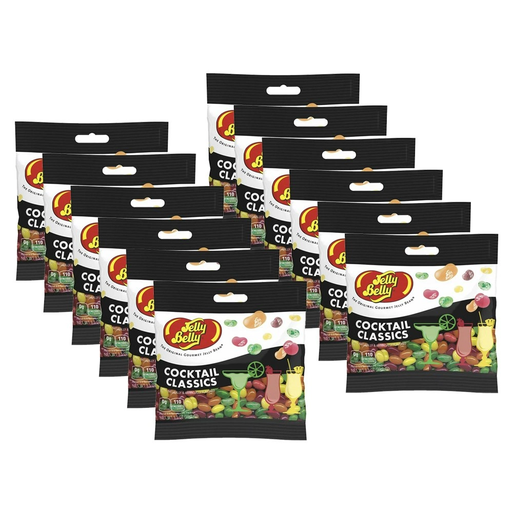 12PK Jelly Belly Cocktail Classics Box Mini Confectionery Candy/Lollies 70g